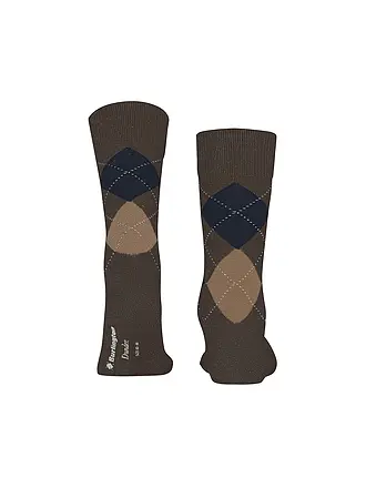 BURLINGTON | Chaussettes homme DUNDEE 40-46 marine | braun